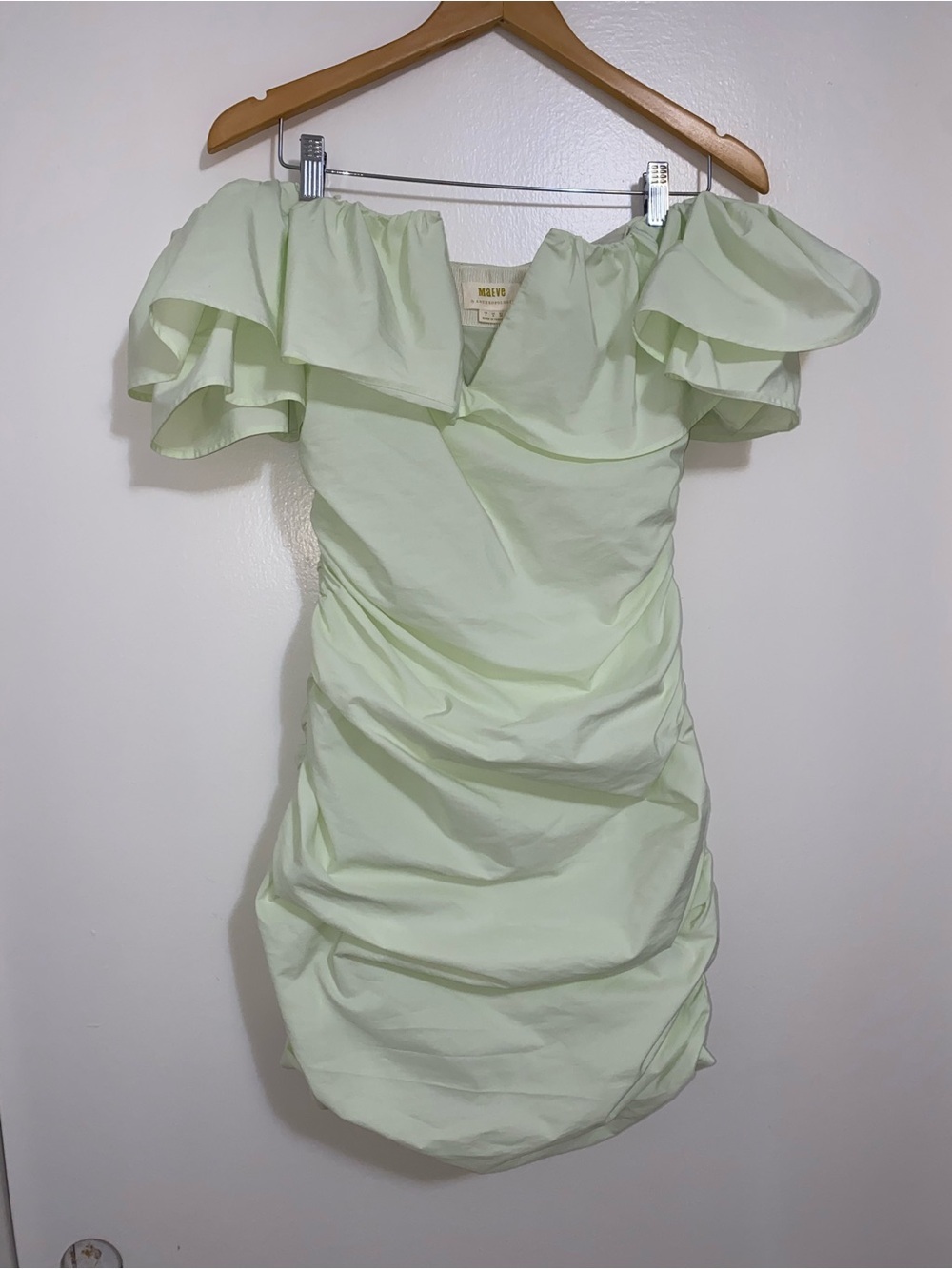 Anthropologie Maeve Ruched Off The Shoulder dress - Picture 7 of 13